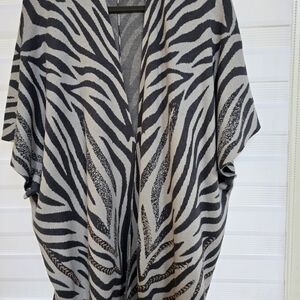 Chico's Monochrome Patterned Cardigan